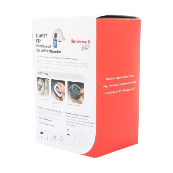 Honeywell Clarity C1H Paraorecchie per casco con attenuazione uniforme