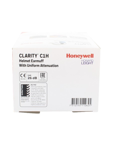 Honeywell Clarity C1H Uniform Attenuation Helmet Earmuffs