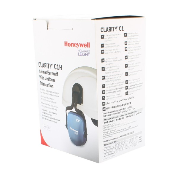 Honeywell Clarity C1H Paraorecchie per casco con attenuazione uniforme