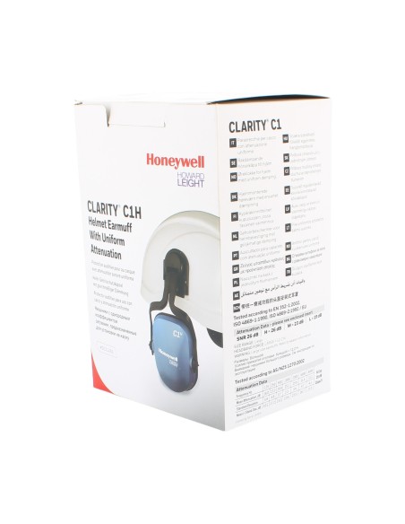 Honeywell Clarity C1H Uniform Attenuation Helmet Earmuffs