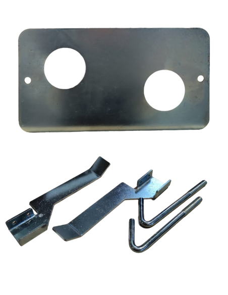 Moteur irréversible King Gates 230 Vcc avec centrale + récepteur 500 kg