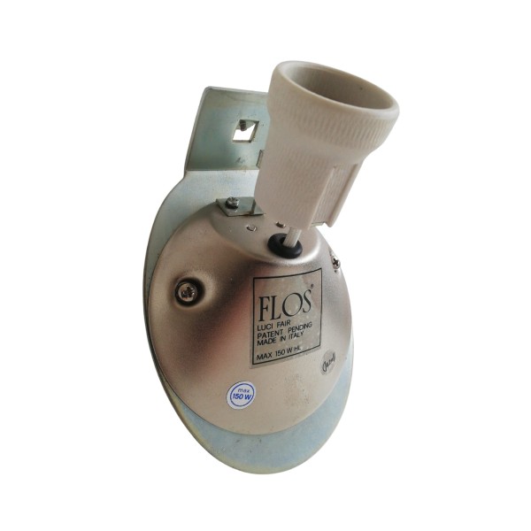 Luci fair lampada a parete vetro ambrato opalino 1x150w e27