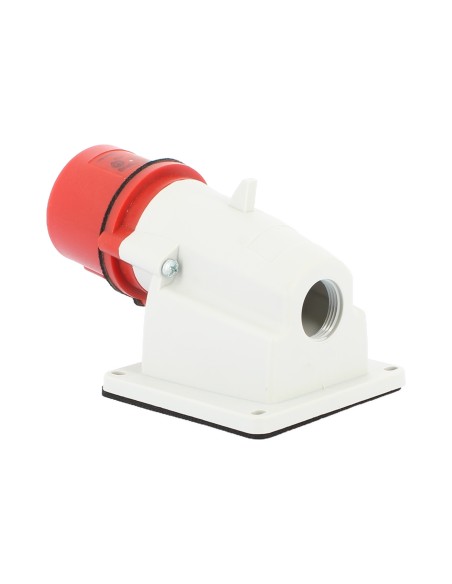 Prise fixe Bticino 90° IP44 16 A triphasée + transistor 380 V CSF316/43C