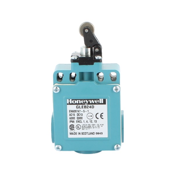 Honeywell gleb24d final de carrera palanca con rodillo 6a 300v ip66 2na//2nc pg13,5 ul