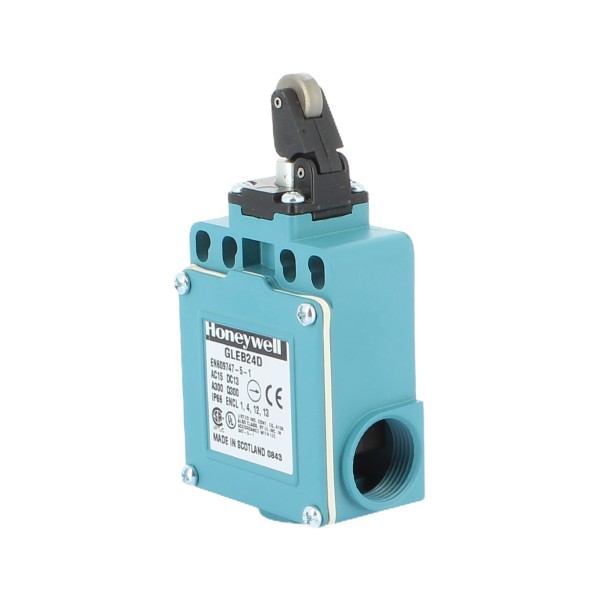Interrupteur de fin de course à levier à galet Honeywell GLEB24D 6 A 300 V IP66 2NA//2NC PG13,5 UL