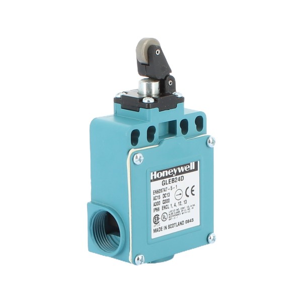 Interrupteur de fin de course à levier à galet Honeywell GLEB24D 6 A 300 V IP66 2NA//2NC PG13,5 UL