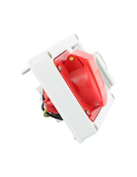 Gewiss gw66108 presa interbloccata orizzontale incasso 3p+t 16a 400v 6h senza base fusibili