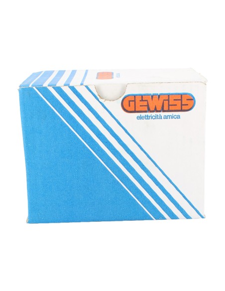 Gewiss gw66108 horizontal interlocked socket, flush-mounted, 3p+t, 16a, 400v, 6h, without fuse base