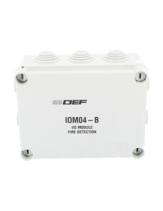 Module d'interface Def adressé dans une boîte en plastique