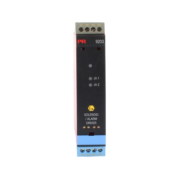 Pilote de solénoïde d'alarme Pr electronics 9203b1b1 pour sortie de zone Atex - 2 canaux