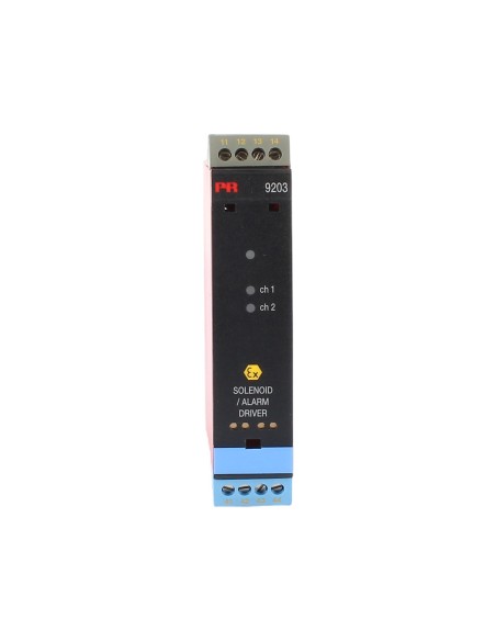 Pilote de solénoïde d'alarme Pr electronics 9203b1b1 pour sortie de zone Atex - 2 canaux