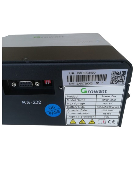 Growatt master box kit di espansione batteria cmb10022