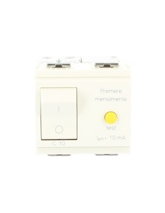 Vimar 16521.10 Idea Interrupteur diffuseur magnétothermique 10A 10Ma Blanc