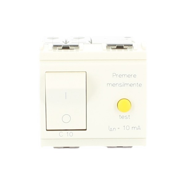 Vimar 16521.10.B Idea Interruttore Magnetotermico Diffusore 10A 10Ma Bianco