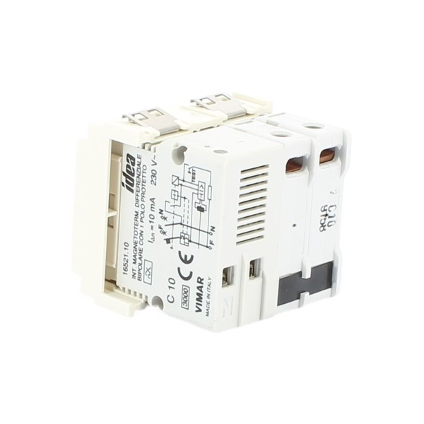 Diffuseur thermomagnétique Vimar 16521.10.B Idea 10 A 10 mA Blanc