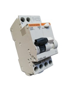 Gestion différentielle 1+n 25a 0,03a c-ac 4,5k 2mod