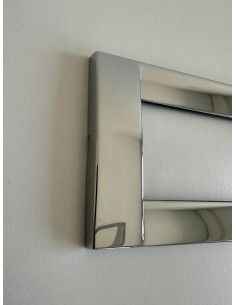 Vimar Idea 16734.36 Placa Classic 4 Módulos Metal Cromado