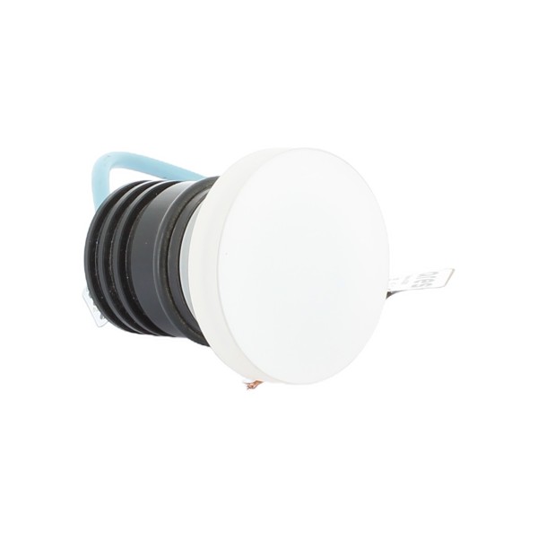 Ares 517073 Rho recessed spotlight warm white LED 2w 12-24v satin round diffuser ip67