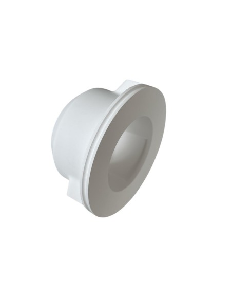 Spot encastré rond pour plâtre, avec ampoule GU10 et supports réglables pour plaques de plâtre, diam.120mm Prof.60mm