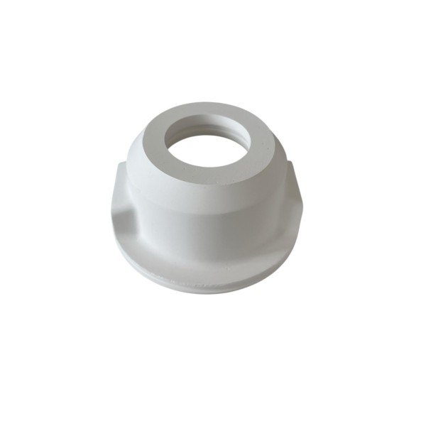 Faretto incasso in gesso tondo c/ vetro gu10 c/staffe regolabili per cartongesso diam.120mm Prof.60mm