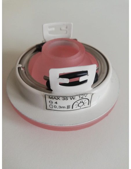 Fdv itre sd-832 faretto incasso cristallo rosa 35w 12v g4