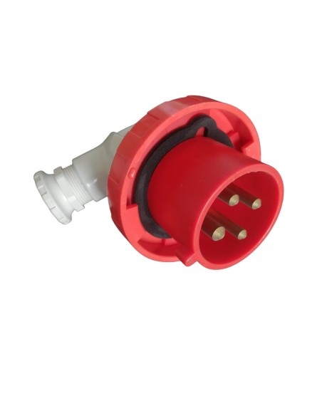 Gewiss gw21812 spina 90° mobile tenuta stagna 3p+t 32a 400v 6h ip67