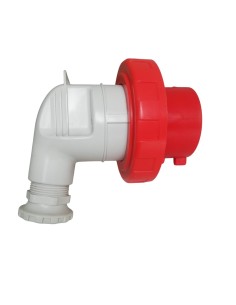 Gewiss gw21812 spina 90° mobile tenuta stagna 3p+t 32a 400v 6h ip67 2