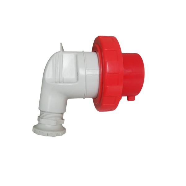 Gewiss gw21812 spina 90° mobile tenuta stagna 3p+t 32a 400v 6h ip67