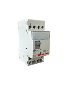 Relé de paso Bticino 4NA 16A 230VAC 2 módulos FP4A/230