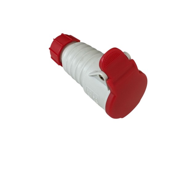 Gewiss toma móvil protegida 3p t 16a 400v 6h cableado rápido gw63008 tomas industriales