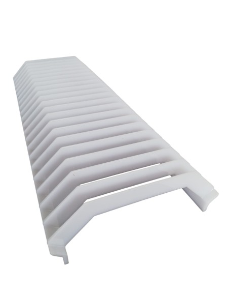 Novalux a7008 schermo lamellare per plafoniera 7000, lunghezza 30cm