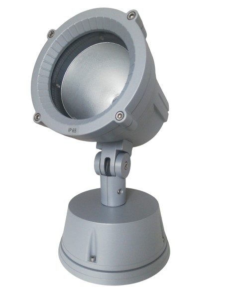 Simes s.3517.14 proiettore technospot grigio per lampade hit-cri 70w g12