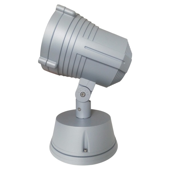 Simes s.3517.14 proiettore technospot grigio per lampade hit-cri 70w g12