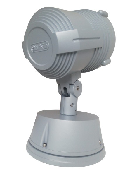 Simes s.3517.14 proiettore technospot grigio per lampade hit-cri 70w g12