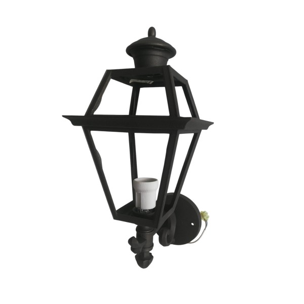 Ismos xl112553t3 lanterna da parete patio 1255 granito con vetro trasparente ip43 e27 44x28cm