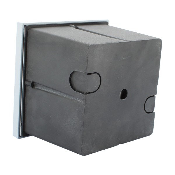 Simes s.4576.14 Brique Faro incasso quadro con anello grigio alluminio 10w g24d-1 ip54