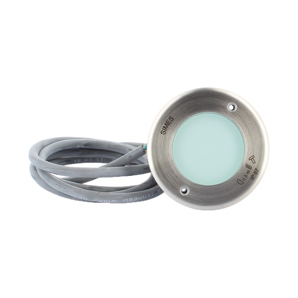 Simes S.5812.19 Microzip T Aci 1led 1,2w 6650°k (cold light) D.85mm Inox IP67 with formwork