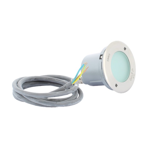 Simes S.5812.19 Microzip T Aci 1led 1,2w 6650°k (luce fredda) D.85mm  Inox IP67 con cassaforma