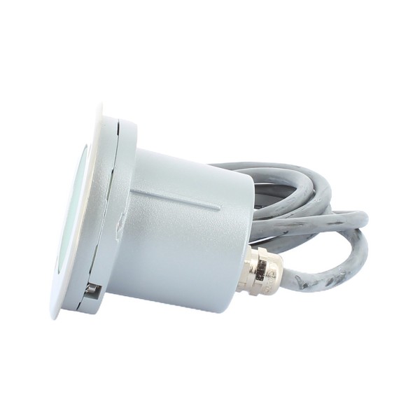 Simes S.5812.19 Microzip T Aci 1 LED 1,2 W 6650 K (lumière froide) D.85mm Inox IP67 avec coffrage