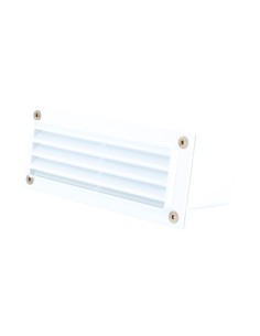Simes S.4559:01 Minibrique encastrée avec grille 7w fsd g23 blanc ip54 Dim.185x76x75mm 2