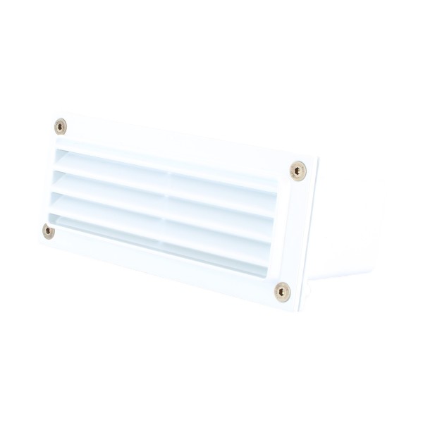 Simes S.4559:01 Minibrique incasso con griglia 7w fsd g23 bianco ip54 Dim.185x76x75mm