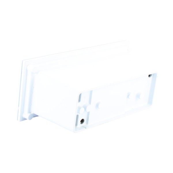 Simes S.4559:01 Minibrique incasso con griglia 7w fsd g23 bianco ip54 Dim.185x76x75mm