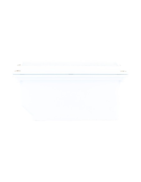 Simes S.4559:01 Minibrique encastrée avec grille 7w fsd g23 blanc ip54 Dim.185x76x75mm