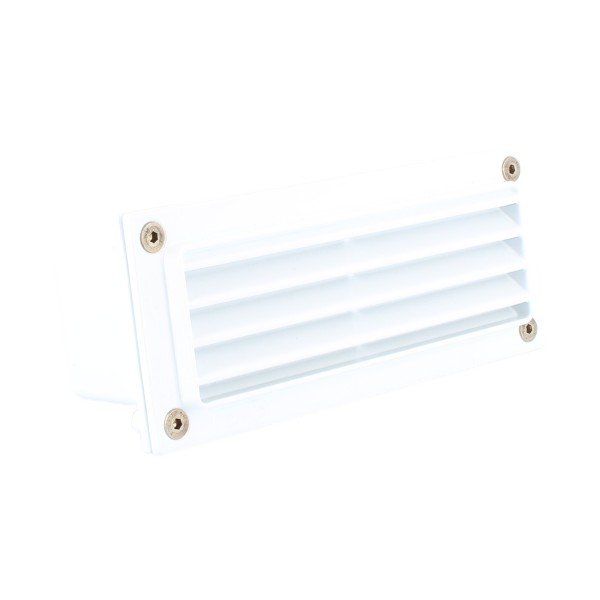 Simes S.4559:01 Minibrique incasso con griglia 7w fsd g23 bianco ip54 Dim.185x76x75mm