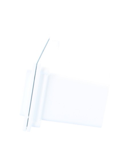 Simes S.4559:01 Minibrique encastrée avec grille 7w fsd g23 blanc ip54 Dim.185x76x75mm