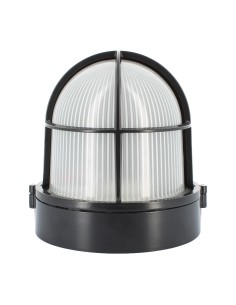 Simes s:5122:09 Applique alluminio nero 1x200w e27 D.207mm IP54