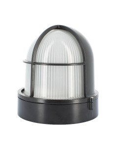 Simes s:5122:09 Applique alluminio nero 1x200w e27 D.207mm IP54 2