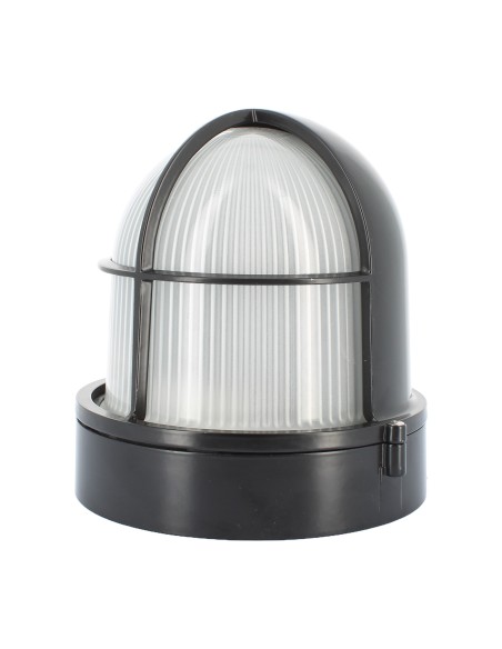 Simes s:5122:09 Applique murale en aluminium noir 1x200w e27 D.207mm IP54