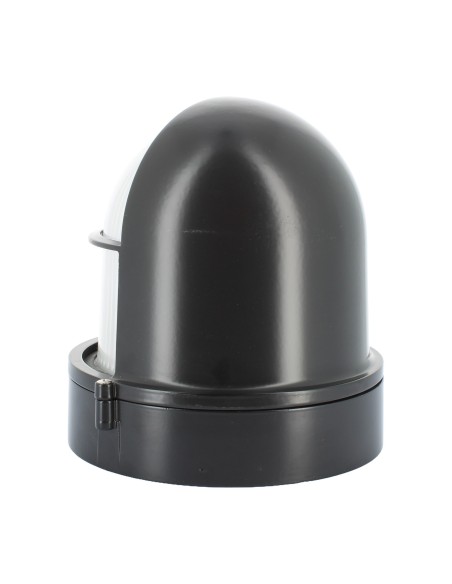 Simes s:5122:09 Applique murale en aluminium noir 1x200w e27 D.207mm IP54