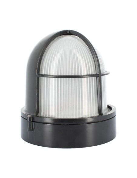 Simes s:5122:09 Applique alluminio nero 1x200w e27 D.207mm IP54